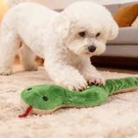 16.5 Inches Dog Toy Snake Interactive Toy Kitten Kick Toy Interactive Pet Toy for Indoor Cats Pet Supplies