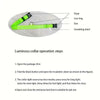 Glow In The Dark Dog Leash Dogs Luminous Fluorescent Pet Dog Collar