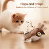 Interactive Rechargeable Chirping & Flapping Bird Cat Toy